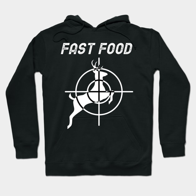 Fast Food - Deer Hunting Hoodie by mikepod